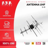 TANAKA Antenna Digital UHF U-8 Antena TV Outdoor Gain Tinggi Tahan Air Garansi Resmi 1 Tahun