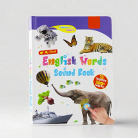 หนังสือเสียงภาษาอังกฤษเล่มแรก ของเล่นเสริมการเรียนรู้แบบโต้ตอบ พร้อมคำศัพท์มากกว่า 300 คำ และสำเนียง