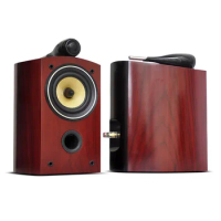 A-285 5.5 Inch HiFi Bookshelf Speaker Two-way 50W-100W/ 4-8 Ohm Monitor Speakers Red Color