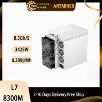 New Antminer L7 8.3Gh Miner, 8300Mh 3425W Mining Machine, Hong Kong Fast Shipping
