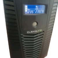 Ups เครื่องสำรองไฟ Cleanline สภาพดี รุ่น ps-1000 ขนาด 1000va/600w หน้าดิจิตอล บอกสถานะครบถ้วนเเบบห