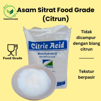 Citric Acid Sitrun Asam Sitrat Food Grade Repack 1 kg 500 gram 250 gram 100 gram