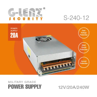 GLENZ CCTV POWER SUPPLY 20A 12V