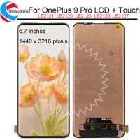6.7" Original AMOLED For OnePlus 9 Pro LCD Display Touch Screen Digitizer Assembly For 1+9 Pro LE2121 LE2125 LE2123 LE2120 LCD