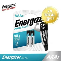 Baterai Energizer Alkaline Max PLUS AAA BP2 4 Pack