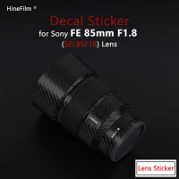 for Sony 85 1.8 Lens Sticker SEL85F18 Protective Wrap Film for Sony FE 85mm f/1.8 Lens Decal Skins FE85 F1.8 Protector Sticker
