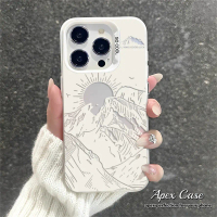 Sarung bertema Golden Sun Mountains untuk Itel A70/A50/P55, Infinix Smart 8/9/40i dan Tecno Spark Go