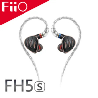 FiiO FH5s 兩圈兩鐵MMCX單晶銅鍍銀可換線耳機