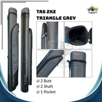 TAS BILLIARD 2X2 TRIANGLE PREMIUM SERIES 2 BUTT 2 SHAFT 1 POCKET / TAS OLAHRAGA BOLA BILLIARD / TAS 