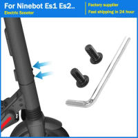 E-Scooters Screws Nut Wrench for Ninebot Es1 Es2 Es4 Electric Scooter Pole Base Mounting Screw with Wrench Repair Accessories