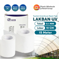 Lakban Plastik UV TOYOTANI  10cm x 15m Premium Solasi Repair Tambal Plastik Greenhouse Kuat Tahan Pa