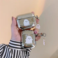 Electroplated Cartoon Nightmare Ghost Case For Apple Airpods 2 3 Case Silicone Earphone Wireless Bluetooth Cover For Airpods Pro
