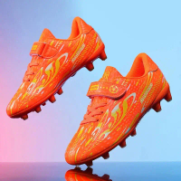 Football Shoes Kids Teenager Professional High Ankle Outdoor Cleats Child Soccer Shoes Training Socc