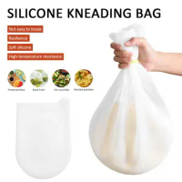 Kitchen Silicone Kneading Bag Multipurpose Flour Mixer Bag Dough Bag For Bread Pastry Pizza Nonstick Baking Accessorites Tools