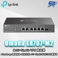 TP-LINK 昌運監視器 ER707-M2 Omada 6埠 Multi-Gigabit VPN 路由器