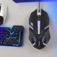 2025 Newcomer Exclusive Gaming Wired Luminous Mouse USB Laptop Desktop Computer Office Home Gaming M