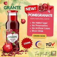 [ GRANTE ] 100% No Added Sugar Pomegranate Natural Filtered | Pomegranate Unfiltered | Premium Quali