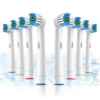 Electric Brush Heads For Oral-B Toothbrush Fit Advance Triumph/Power/Pro Health/3D Excel/Vitality Precision Clean
