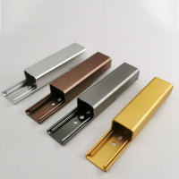 鋁型材 陽極氧化高精密鋁合金鋁製 切割沖孔鋁管鋁型材