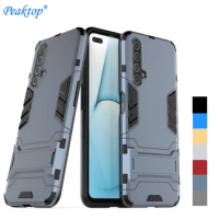 For Cover Oppo Realme X3 SuperZoom Case Shockproof Bumper Hybrid Stand Silicone Armor Phone Case For Oppo Realme X3 Cover 6.6"
