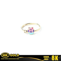 Cincin Emas 8K Type 1627 Anak HK GOLD 18 C