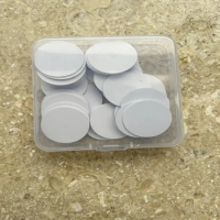 50pcs NFC 215 Cards, NTAG215 NFC Round Cards NFC 215 Card Tag Compatible with TagMo NFC Enabled Mobile Phones and Devices
