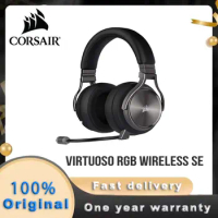 Corsair Virtuoso RGB Wireless SE Gaming Headset - High-Fidelity 7.1 Surround Sound W/Broadcast Quality Microphone