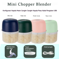 SinkErator Mini Chopper Blender 3 pisau 250ml Portable Penggiling Bumbu Dapur Portable Penumbuk bawa
