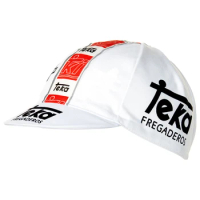Teka Retro Cycling Caps Red Bike Hat One Size Fits Most