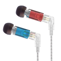 KBEAR Neon Earphone Single Balanced Armature In Ear Monitor HIFI Metal Headphones Heaset Noise Cancelling Wired Earbuds ks1 F1S