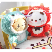 New Bubu dudu Plush Doll Pillow Cute Bear Panda Stuffed Soft Kawaii Animal Cushion Children's Birthday Gift Toy