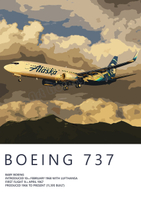 Air Force Boeing 737/777/787 Airbus A380 Aircraft Canvas Painting Poster  for Home Decor  living roo