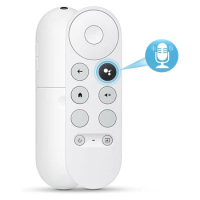 G9N9N Set-Top Box Remote Control Replacement Remote Controller Bluetooth-Compatible Voice for Google TV Chromecast 4K Snow