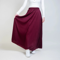 Skirt Panjang Berlipat Wanita, Sangat Mengalir, Sesuai sehingga 85KG