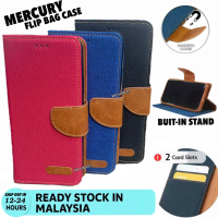 UNTUK SAMSUNG J7 PRIME /J7 PRO /J6 PLUS /J4 PLUS /J3 PRO /J2 PRIME /J2 PROMERCURY FLIP BAG CARD WITH