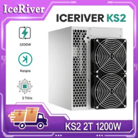 2024 IceRiver KS2 2TH Brand New Asic Mining Machine Kaspa KAS Miner 2000Gh 1200w With Psu High Profitable