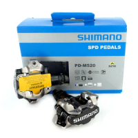 Shimano PD M520 Clipless SPD Pedals MTB Bicycle Racing Mountain Bike Parts Shimano original genuine bike accessories