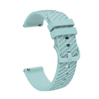 22mm Watch Bracelet for Garmin Forerunner 265 Correa 255 Band Twill Striped Wristband for Venu 3 Strap Garmin Vivoactive 4 Bands