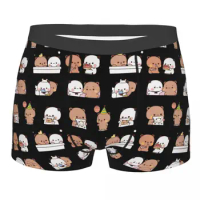 Man Bubu Dudu Underwear Cute Panda Bear Sexy Boxer Briefs Shorts Panties Male Breathable Underpants
