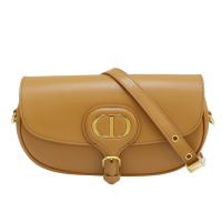 【二手名牌BRAND OFF】Dior 迪奧 棕色 牛皮 Bobby East West 肩背包 M9327