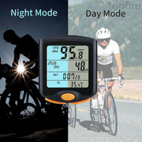 Digital Bike Computer LCD Screen Display Cycling Speedometer