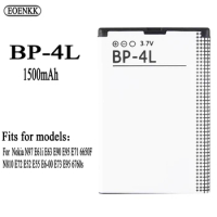 BP4L BP-4L Battery For Nokia N97 E61i E63 E90 E95 E71 6650F N810 E72 E52 E55 E6-00 E73 E95 6760s Original Capacity Batteries Bat