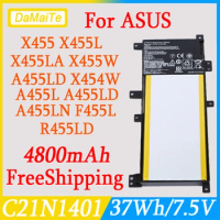 C21N1401 Battery For Asus X455 X455L F455LJ X455LA W419 A455L A455LD A455LN X454L F455L R455LD X454W Y483LD F454L W409L K455L