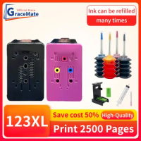 GraceMate 123XL Replacement Ink Cartridge 123 Hp for Hp123 Printer Deskjet 1110 2130 2132 2133 2134 3630 3632 3637 3638