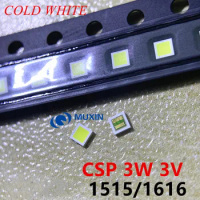 For SHARP LED LCD Backlight TV Application LED Backlight 3W 3V CSP 1515 1616 Cool white for TV Application 500PCS