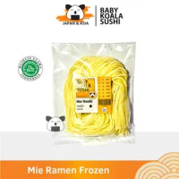 MIE RAMEN Plain Frozen Tanpa Bumbu 120 g Halal | Ramen Noodle Frozen Jepang