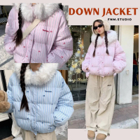 FNM.STUDIO- down Jacket หนังบุขนกันหนาว A66