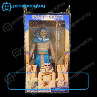 Original Pharaoh Eddie Anime Figures Neca Iron Maiden Powerslave Pvc Action Figurine Model Collection Room Decoration Toys Gifts
