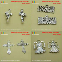 Jewelry Making Charms Wholesale Suppliers American Football Player I Love Sewing Cross Angel