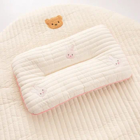 2024 Hot Sell Cartoon Embroidered Children's Pillow Breathable and Sweat-absorbing Set Pillow for Kindergarten Baby Nap Pillow